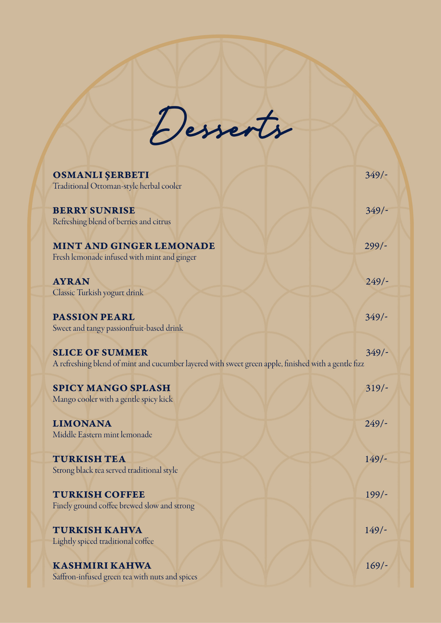 Menu Page 9
